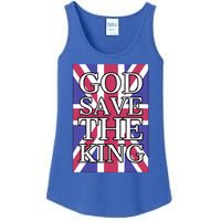 God Save The King British Royal Family Uk Union Jack Flag Gift Ladies Essential Tank