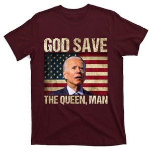 Save The Queen Man Funny Joe Biden American Flag T-Shirt