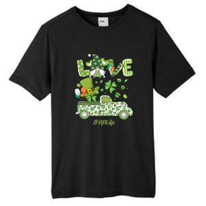 Gnome Shamrock Truck Love RN Life Nurse St Patricks Tall Fusion ChromaSoft Performance T-Shirt