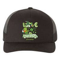 Gnome Shamrock Truck Love Scrub Life Nurse St Patricks Day Yupoong Adult 5-Panel Trucker Hat