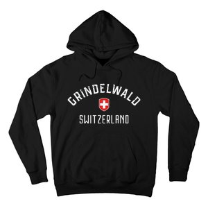 Grindelwald Switzerland T Swiss Flag Grindelwald Hoodie