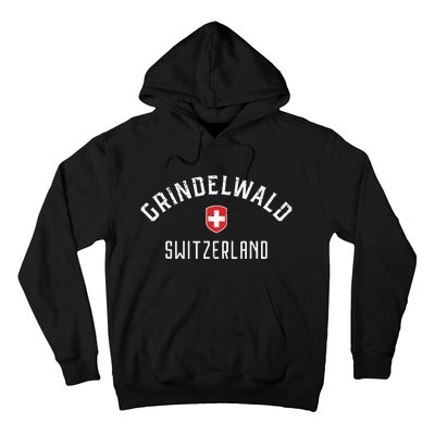 Grindelwald Switzerland T Swiss Flag Grindelwald Hoodie