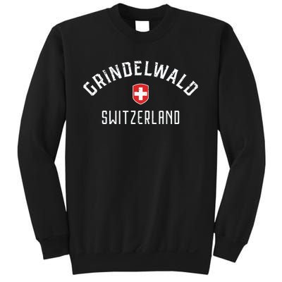 Grindelwald Switzerland T Swiss Flag Grindelwald Sweatshirt