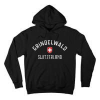 Grindelwald Switzerland T Swiss Flag Grindelwald Tall Hoodie