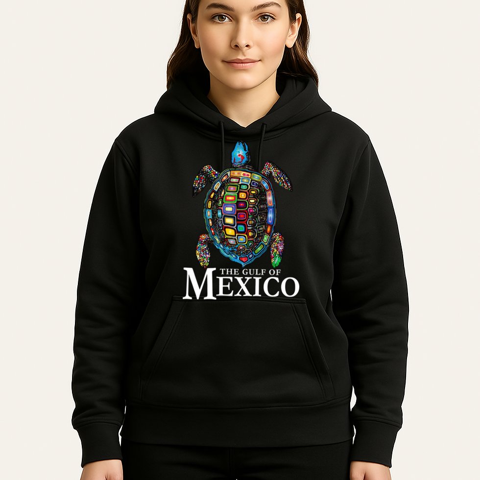 Graphic Sea Turtle Gulf Of Mexico Never Forget Trump Hoodie