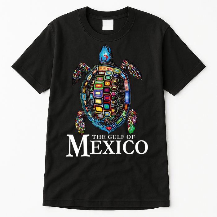 Graphic Sea Turtle Gulf Of Mexico Never Forget Trump Tall T-Shirt