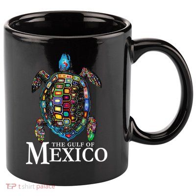 Graphic Sea Turtle Gulf Of Mexico Never Forget Trump 11oz C Handle Ceramic Mug
