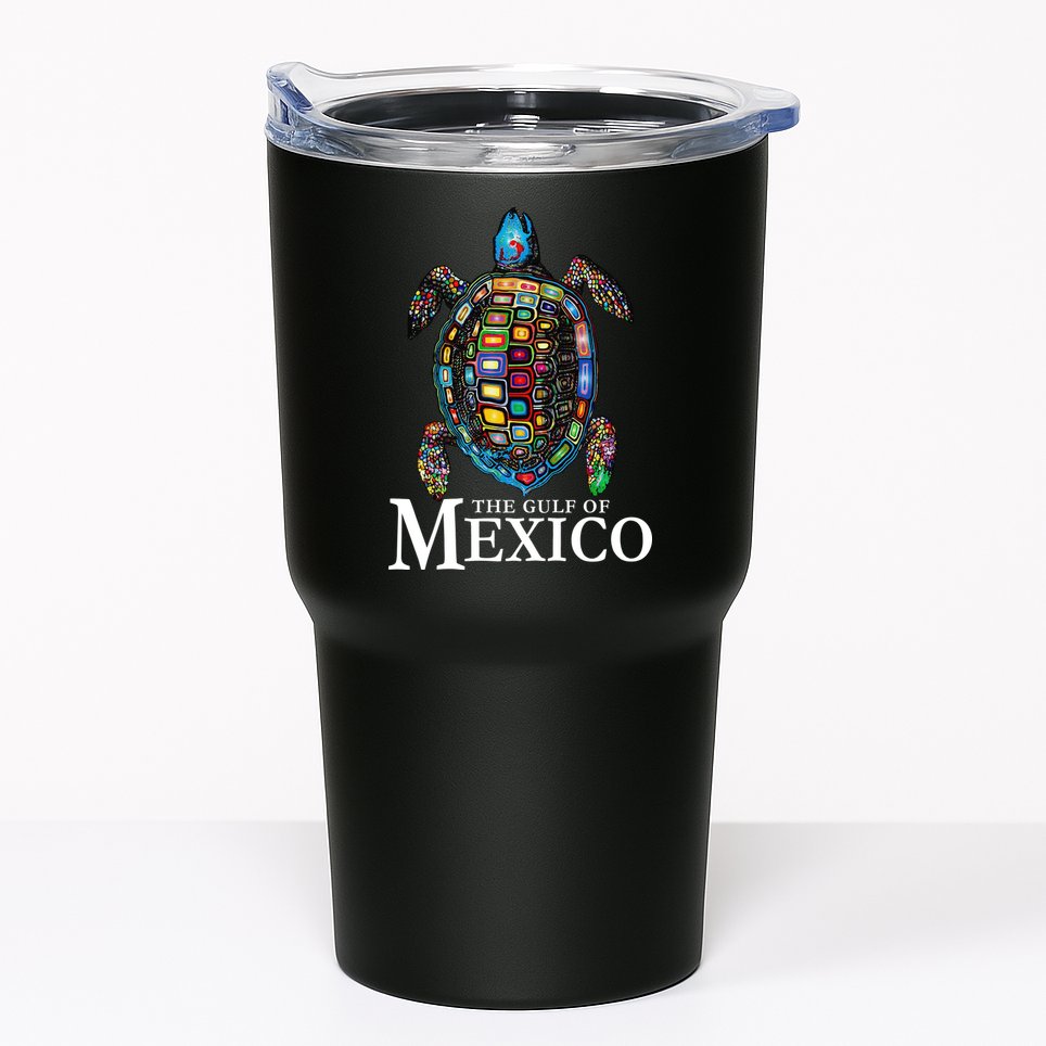 Graphic Sea Turtle Gulf Of Mexico Never Forget Trump Tumbler