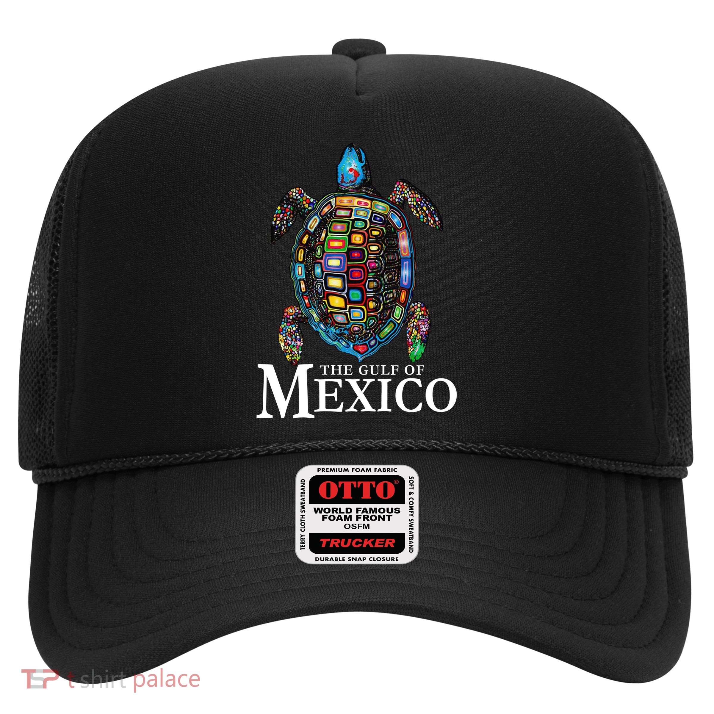 Graphic Sea Turtle Gulf Of Mexico Never Forget Trump Trucker Hat