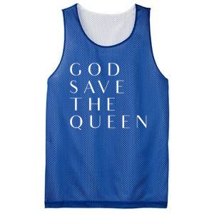 God Save The Queen Gift Mesh Reversible Basketball Jersey Tank