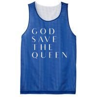 God Save The Queen Gift Mesh Reversible Basketball Jersey Tank