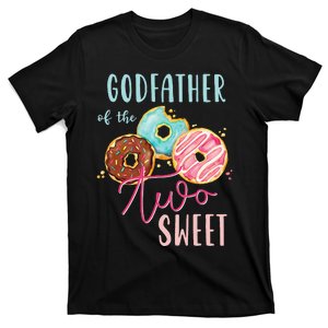 Godfather Sweet Two Donut Birthday Party Theme T-Shirt