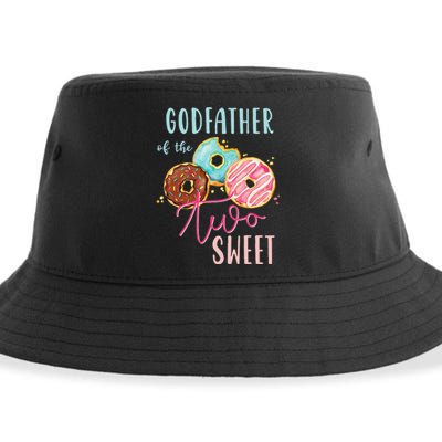 Godfather Sweet Two Donut Birthday Party Theme Sustainable Bucket Hat