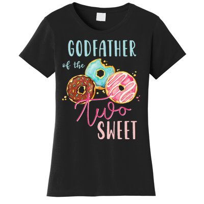 Godfather Sweet Two Donut Birthday Party Theme Women's T-Shirt