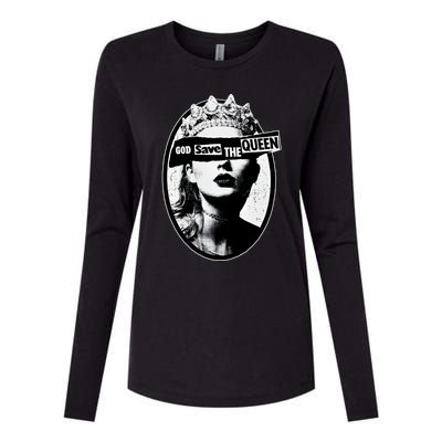 God Save The Queen God Save Queen Reputation Era Inspired Womens Cotton Relaxed Long Sleeve T-Shirt