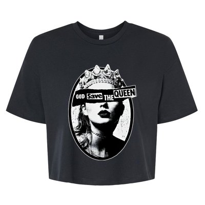 God Save The Queen God Save Queen Reputation Era Inspired Bella+Canvas Jersey Crop Tee