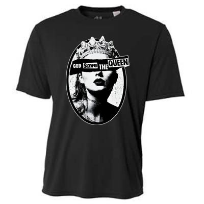 God Save The Queen God Save Queen Reputation Era Inspired Cooling Performance Crew T-Shirt