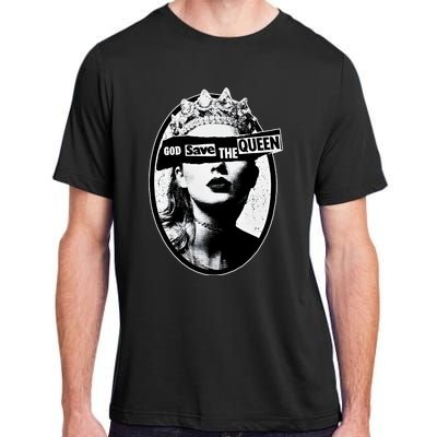 God Save The Queen God Save Queen Reputation Era Inspired Adult ChromaSoft Performance T-Shirt