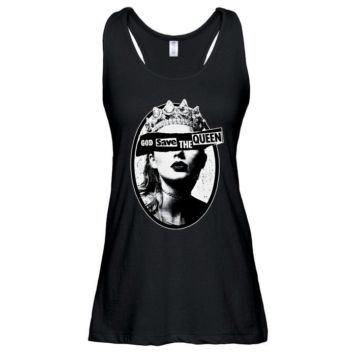 God Save The Queen God Save Queen Reputation Era Inspired Ladies Essential Flowy Tank