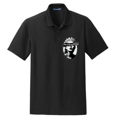 God Save The Queen God Save Queen Reputation Era Inspired Dry Zone Grid Polo