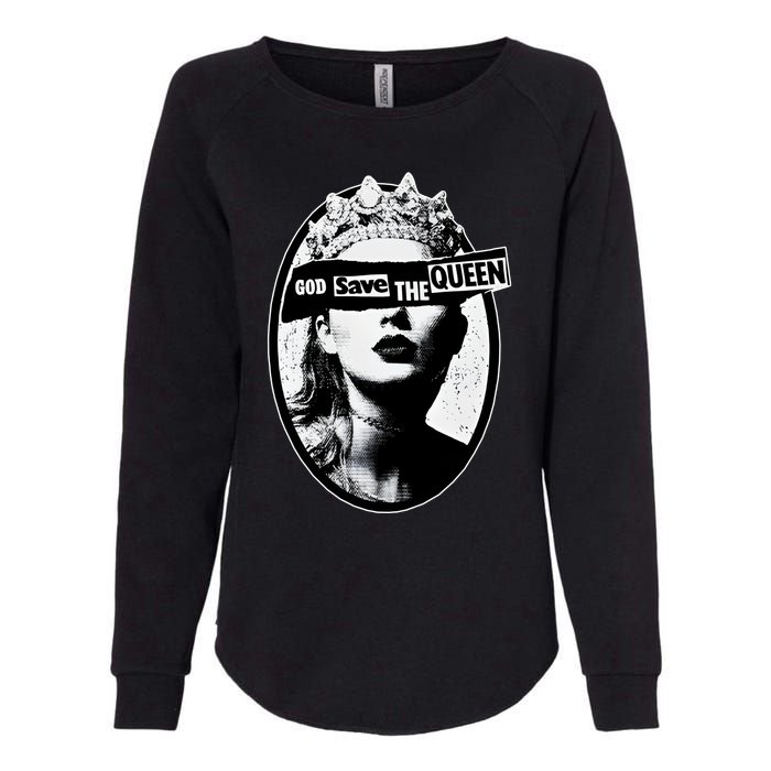 God Save The Queen God Save Queen Reputation Era Inspired Womens California Wash Sweatshirt