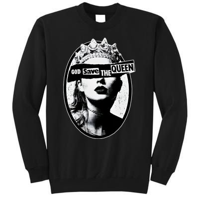 God Save The Queen God Save Queen Reputation Era Inspired Tall Sweatshirt