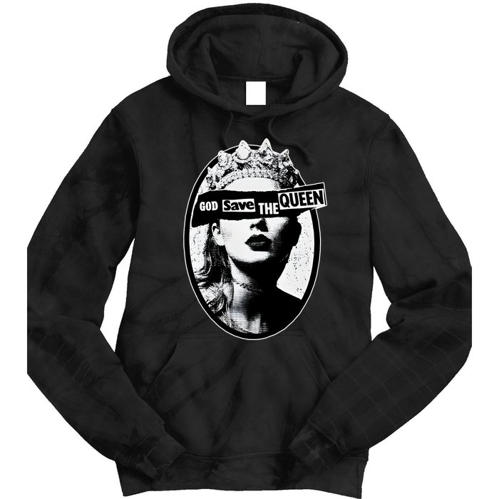 God Save The Queen God Save Queen Reputation Era Inspired Tie Dye Hoodie