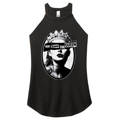 God Save The Queen God Save Queen Reputation Era Inspired Women's Perfect Tri Rocker Tank