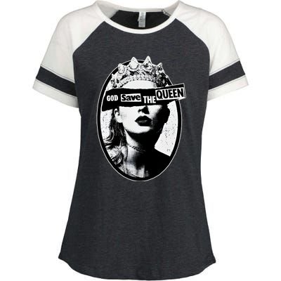 God Save The Queen God Save Queen Reputation Era Inspired Enza Ladies Jersey Colorblock Tee