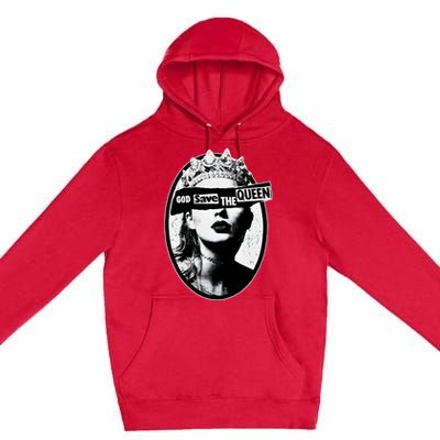 God Save The Queen God Save Queen Reputation Era Inspired Premium Pullover Hoodie