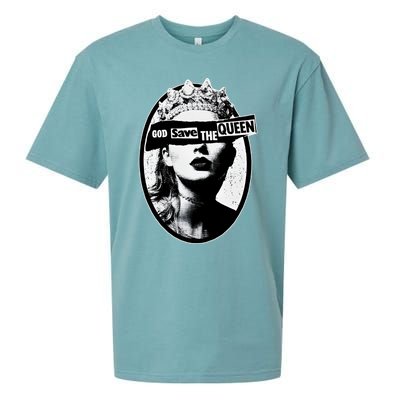 God Save The Queen God Save Queen Reputation Era Inspired Sueded Cloud Jersey T-Shirt