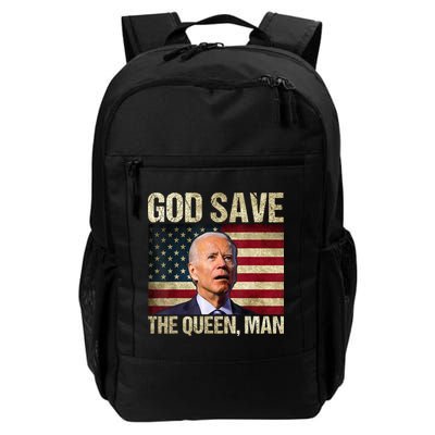 God Save The Queen Man Funny Joe Biden Backpack