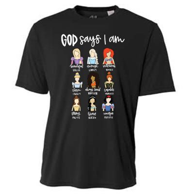 God Says That I Am Princess Squad Cooling Performance Crew T-Shirt