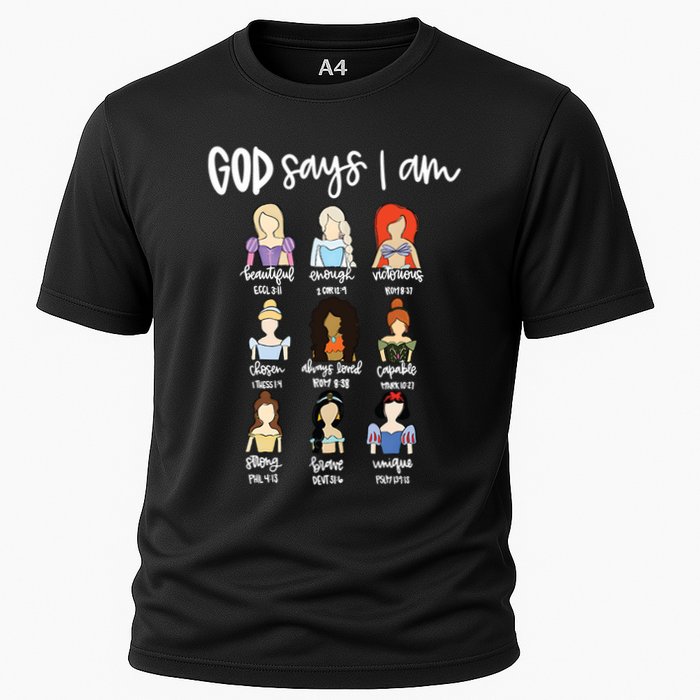 God Says That I Am Princess Squad Cooling Performance Crew T-Shirt