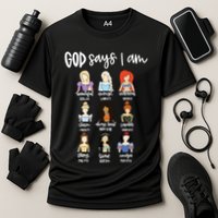 God Says That I Am Princess Squad Cooling Performance Crew T-Shirt