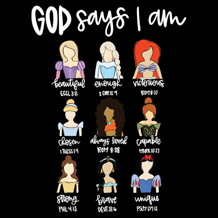 God Says That I Am Princess Squad Cooling Performance Crew T-Shirt