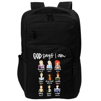 God Says That I Am Princess Squad Impact Tech Backpack