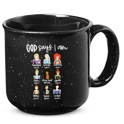 God Says That I Am Princess Squad 15oz Campfire Ceramic Mug
