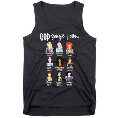 God Says That I Am Princess Squad Tank Top