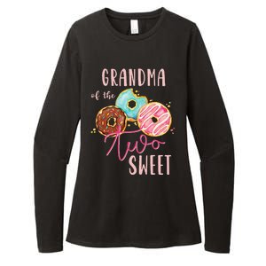 Grandma Sweet Two Donut Birthday Party Theme Womens CVC Long Sleeve Shirt