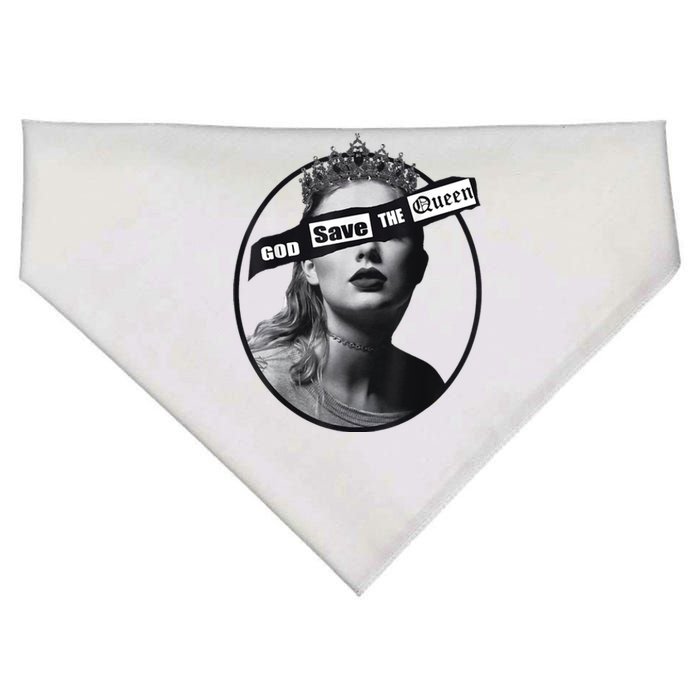 God Save The Queen USA-Made Doggie Bandana