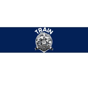 Goth Steam Train Engineer Railroad Worker Model Railway Fan Bumper Sticker