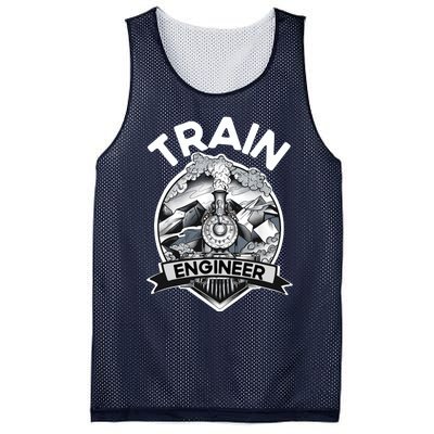 Goth Steam Train Engineer Railroad Worker Model Railway Fan Mesh Reversible Basketball Jersey Tank