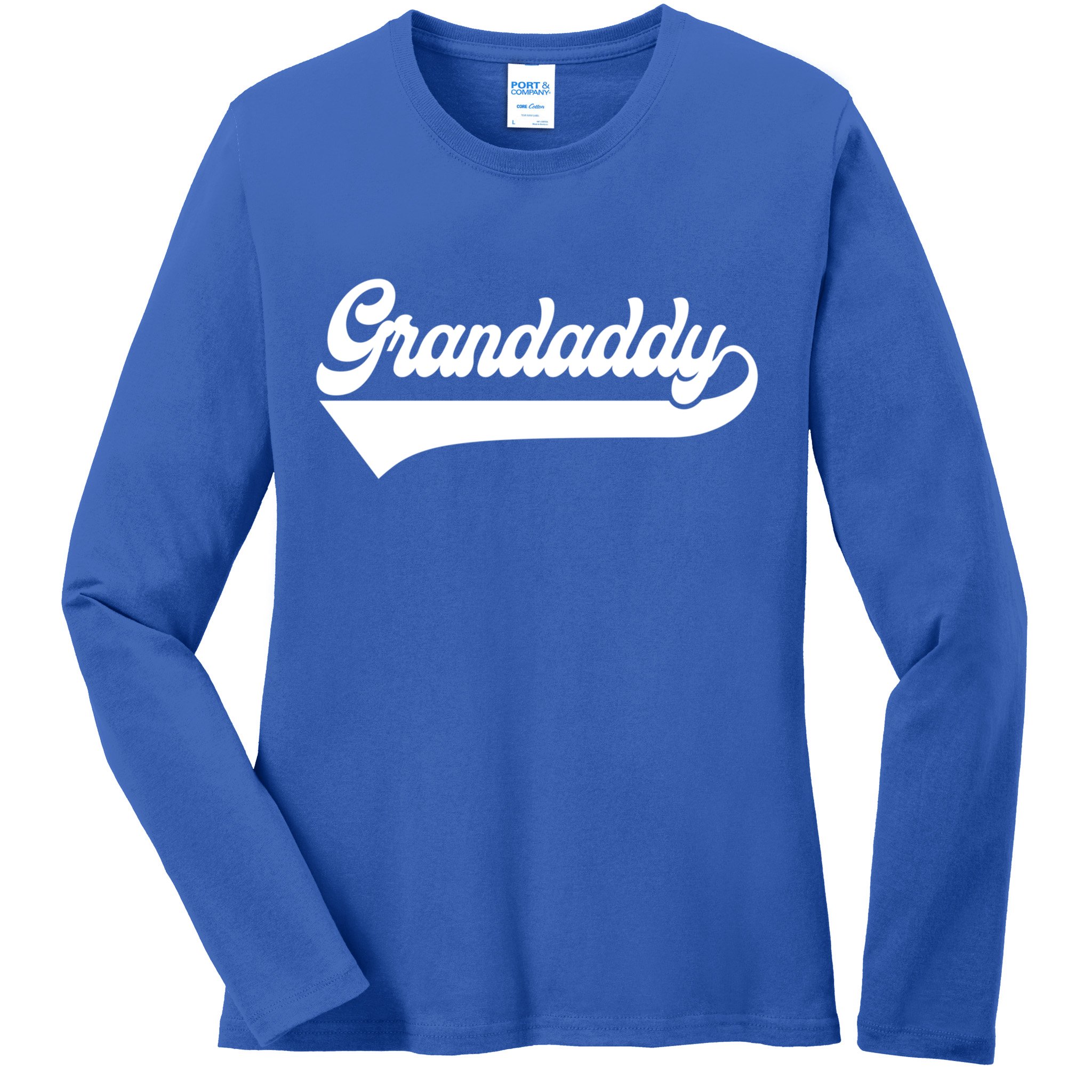 Grandaddy Soon To Be New Grandaddy Funny FatherS Day Gift Ladies Long Sleeve Shirt