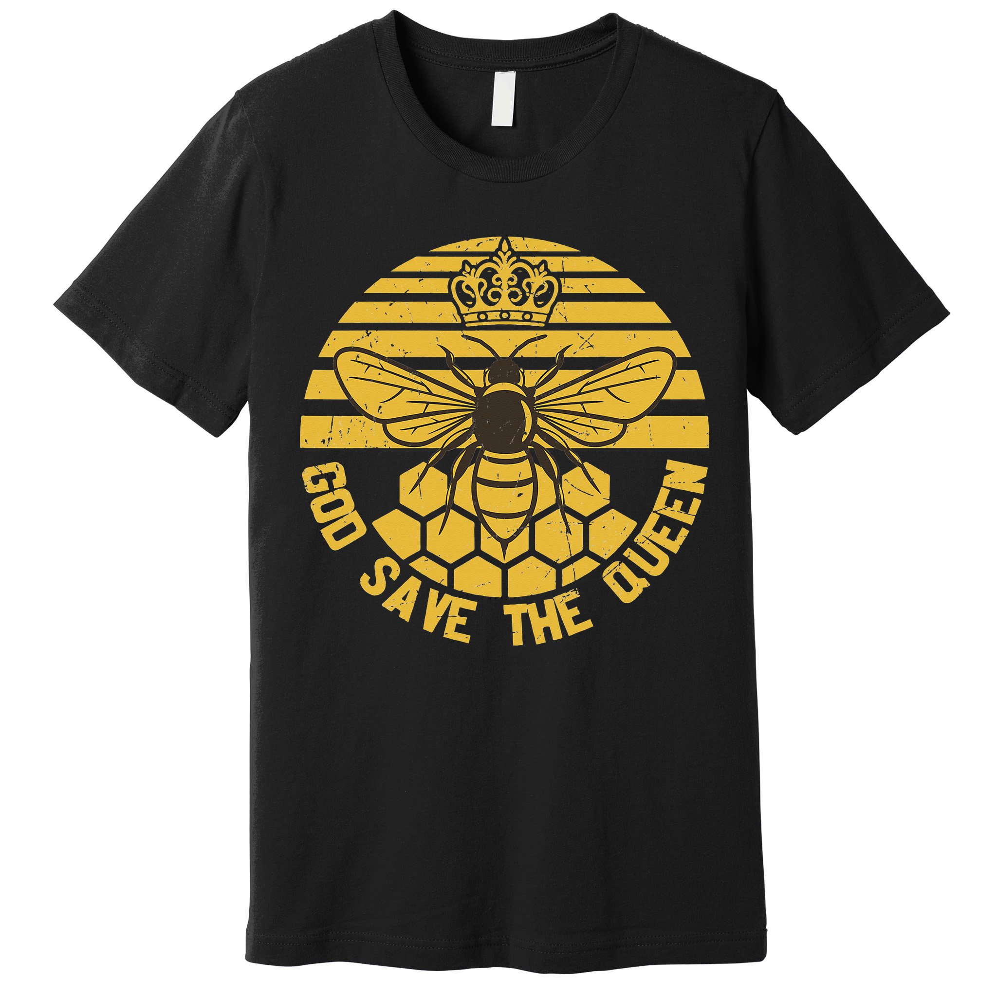 God Save the Queen Save the Bees Vintage Premium T-Shirt