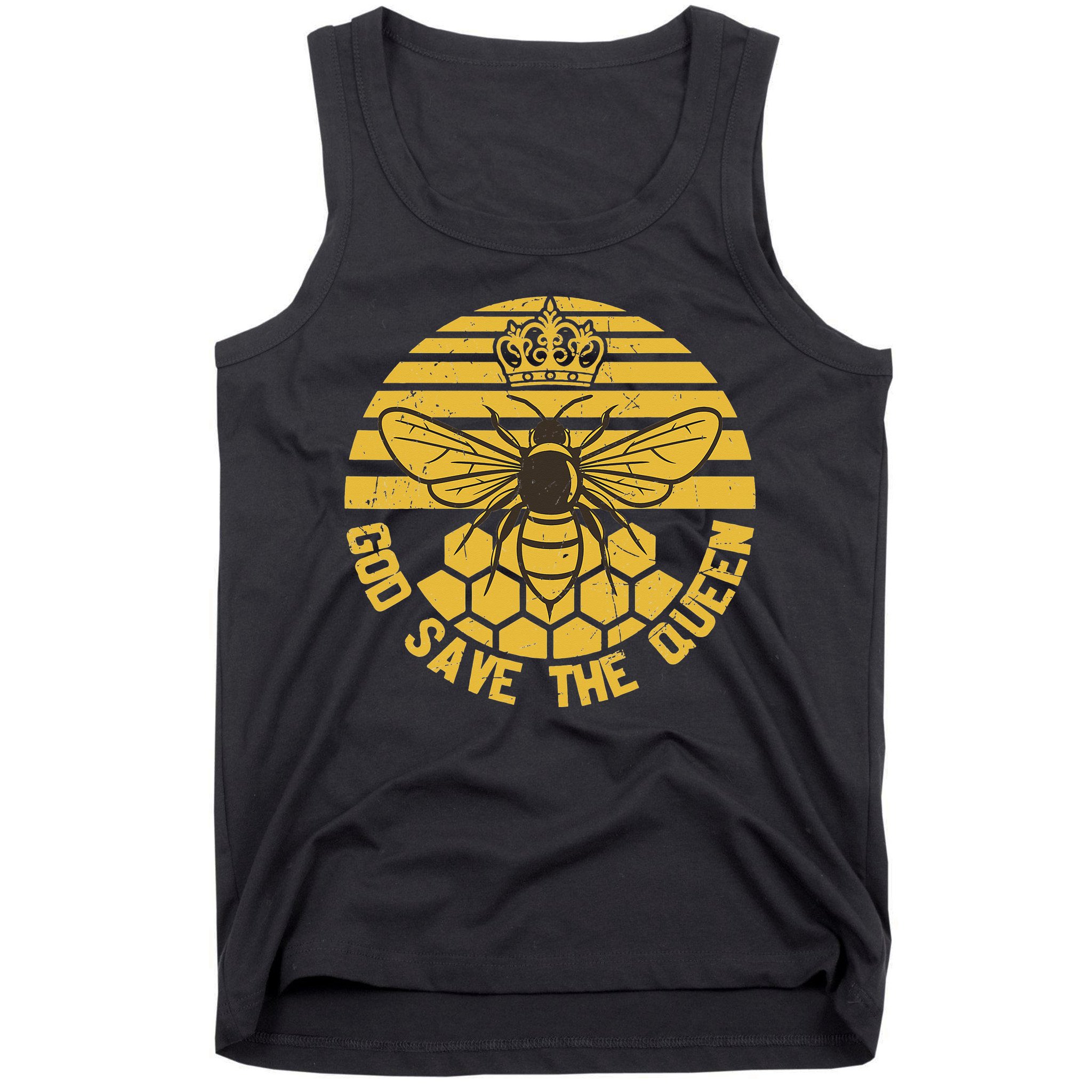 God Save the Queen Save the Bees Vintage Tank Top