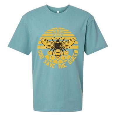 God Save the Queen Save the Bees Vintage Sueded Cloud Jersey T-Shirt