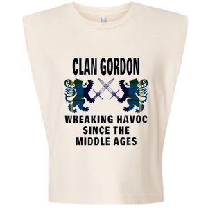 Gordon Scottish Tartan Scotland Family Clan Name Garment-Dyed Women's Muscle Tee