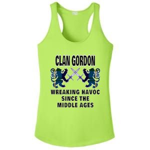 Gordon Scottish Tartan Scotland Family Clan Name Ladies PosiCharge Competitor Racerback Tank