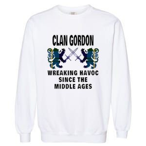 Gordon Scottish Tartan Scotland Family Clan Name Garment-Dyed Sweatshirt